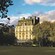 Exterior of the famous Ritz hotel, Londons most famous landmark, surrounded by gorgeous rolling greens